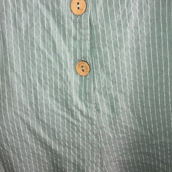 Peyton Bree jumpsuit romper stripped baby blue romper tank top size 16 clothing​ - Picture 4 of 11